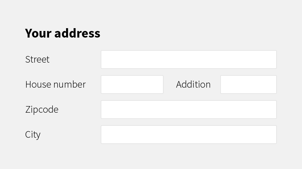 Example Crispy forms Fieldset